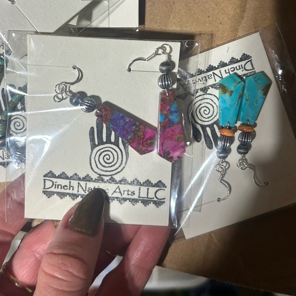 Turquoise and others earrings